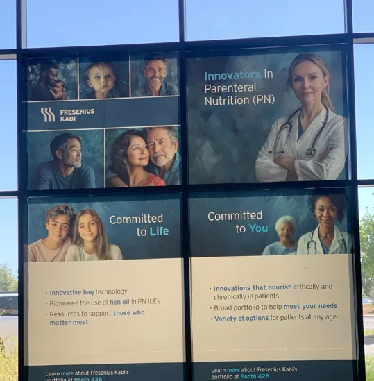 Exhibit Hall Window Clings