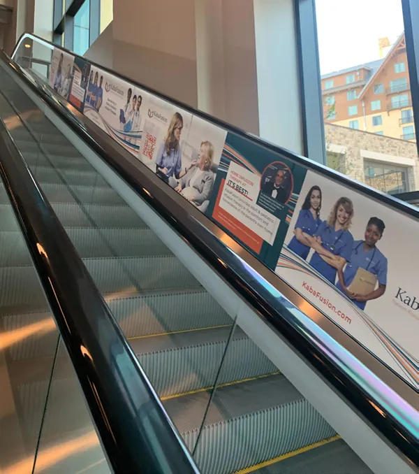 Expo Hall Escalator Cling